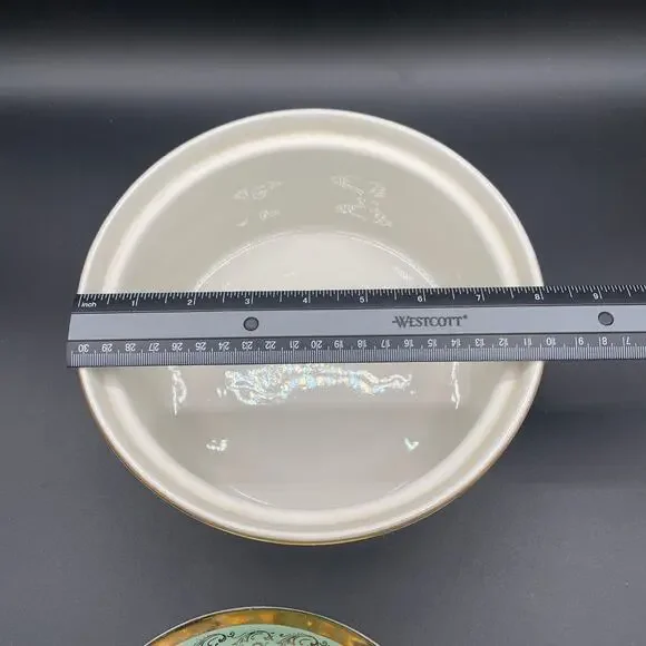 Vtg Hall China Monterey (#76) Gold Label Medallion Covered Casserole With Lid - Picture 10 of 10